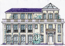 Architekt u. Traumhaus Designer in Berlin - grosse Luxus Villa mit Stuck in Berlin Grunewald