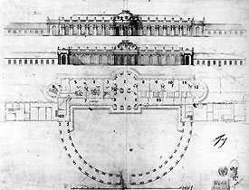 Barock Rokoko Schloss Sanssouci Grundriss