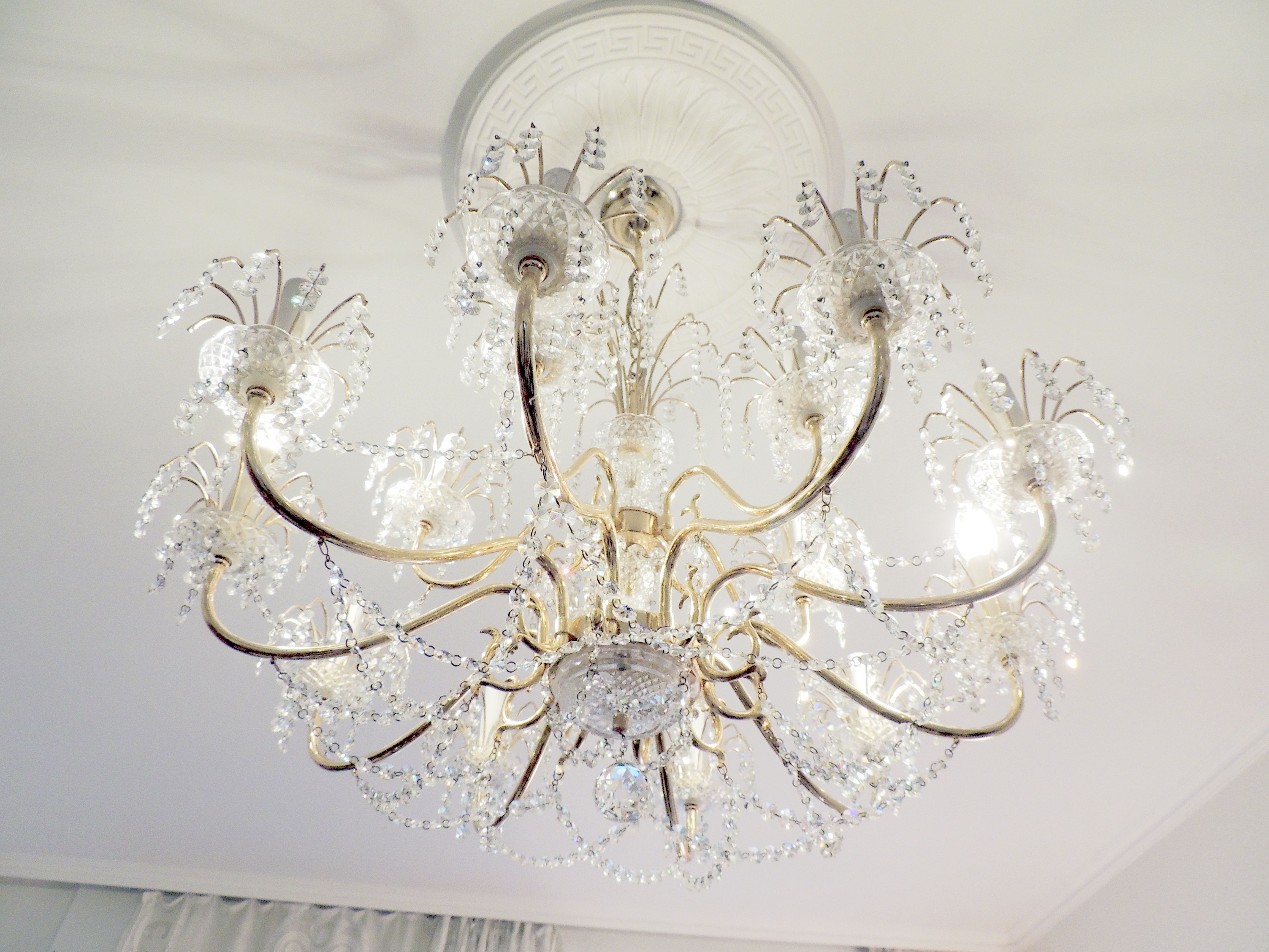 Kronleuchter Kristall Glas Original in Murano Venedig gekauft - Antiquität im Stil des Klassizismus