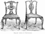 Stuhl Entwurf von Thomas Chippendale