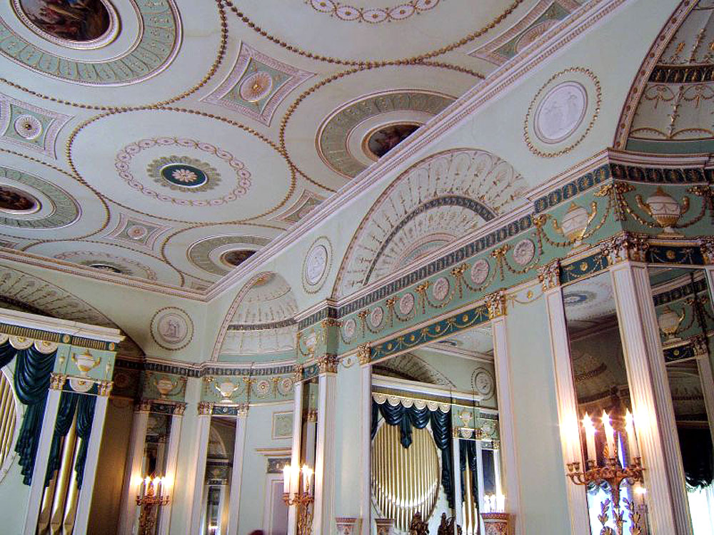 Robert Adam englische Innenarchitektur u. Inneneinrichtung Musikzimmer